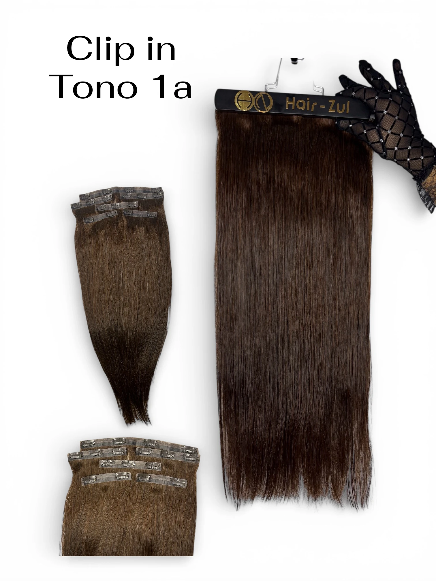 Clip-in / Lacio / Tono 1A / 22""