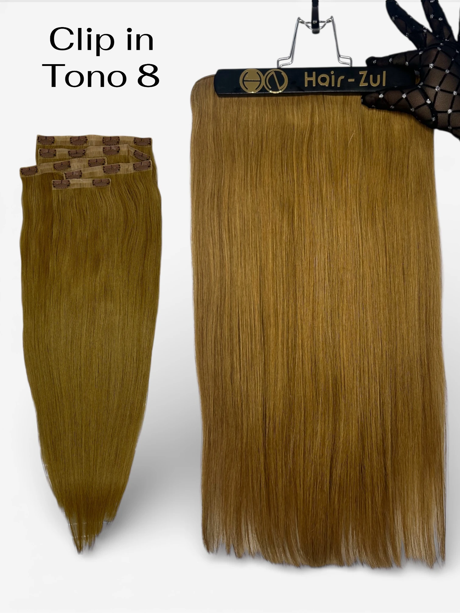 Clip-in  Lacio - Tono 8  22"