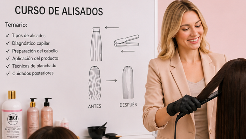 Clase práctica de alaciado profesional
